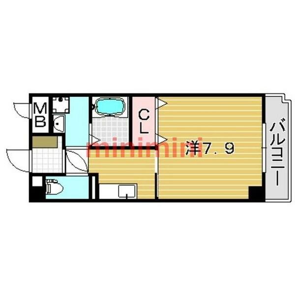 ちさとⅡ｜大阪府吹田市片山町３丁目(賃貸マンション1K・2階・28.95㎡)の写真 その2