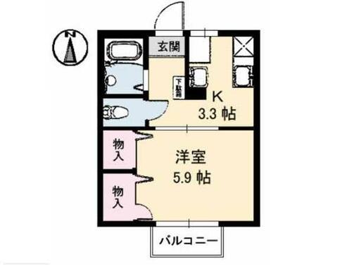 同じ建物の物件間取り写真 - ID:238006895534