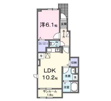 同じ建物の物件間取り写真 - ID:238007226903