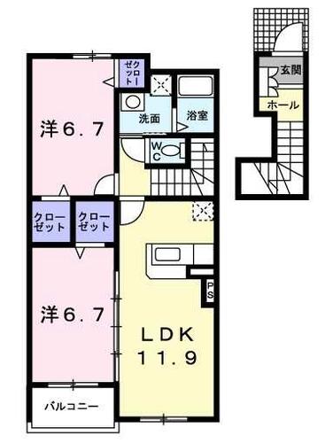 同じ建物の物件間取り写真 - ID:238007234364