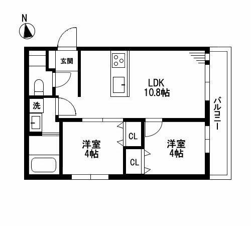 同じ建物の物件間取り写真 - ID:212041294882