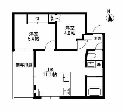 同じ建物の物件間取り写真 - ID:212041294886