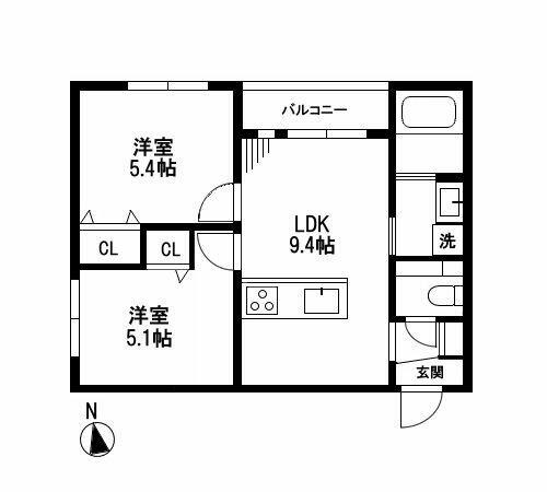 同じ建物の物件間取り写真 - ID:212041294857