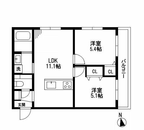 同じ建物の物件間取り写真 - ID:212041294890