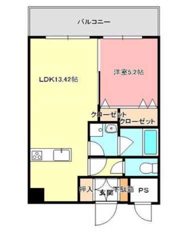 ロイヤルステージ庄内 603｜愛媛県新居浜市庄内町４丁目(賃貸マンション1LDK・6階・44.96㎡)の写真 その2