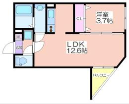 シティコート住吉大社駅前 202 ｜ 大阪府大阪市住之江区浜口東１丁目（賃貸アパート1LDK・2階・37.49㎡） その2