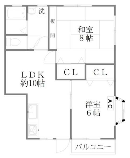 メゾンクレールＡ 101｜東京都足立区舎人１丁目(賃貸アパート2DK・1階・43.30㎡)の写真 その2