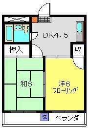 グレイス田代 202｜神奈川県横浜市神奈川区三枚町(賃貸アパート2DK・2階・34.65㎡)の写真 その2