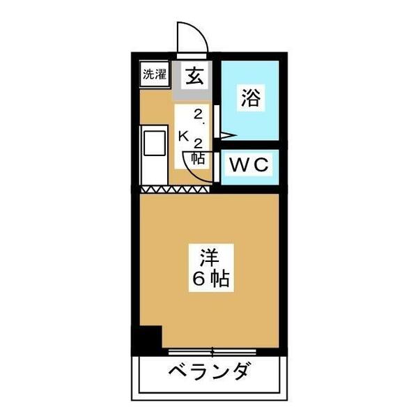 サンオカベＮｏ．５ 401｜東京都八王子市大塚(賃貸マンション1R・3階・16.25㎡)の写真 その2
