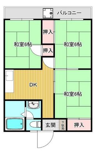 同じ建物の物件間取り写真 - ID:244003944774