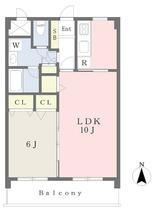 愛媛県松山市三町３丁目（賃貸マンション1LDK・2階・46.75㎡） その2