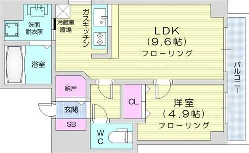 同じ建物の物件間取り写真 - ID:201022259117