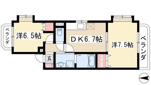 同じ建物の物件間取り写真 - ID:223030504813