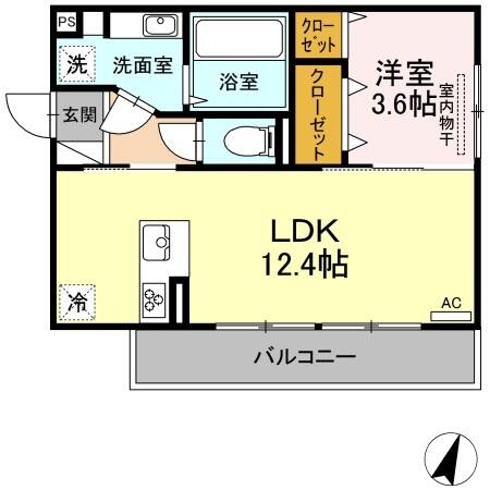 同じ建物の物件間取り写真 - ID:243006772945