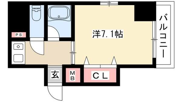 アベニール那古野 302｜愛知県名古屋市西区那古野１丁目(賃貸マンション1K・3階・22.86㎡)の写真 その2