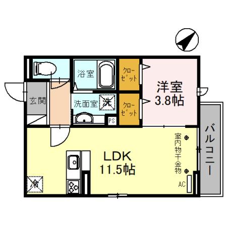 同じ建物の物件間取り写真 - ID:211047091364