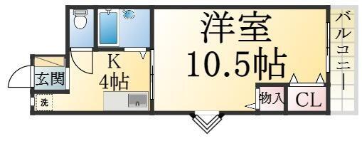 コーポアルム２｜兵庫県神戸市長田区五位ノ池町３丁目(賃貸アパート1DK・1階・33.12㎡)の写真 その2