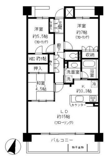 同じ建物の物件間取り写真 - ID:223031849453