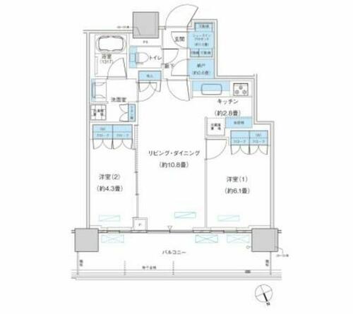 同じ建物の物件間取り写真 - ID:212041872641