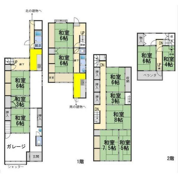 岐阜県本巣郡北方町北方(賃貸一戸建10K・--・318.15㎡)の写真 その2