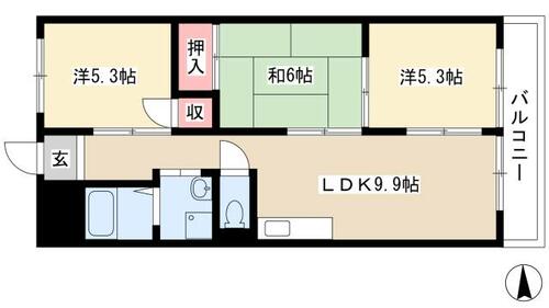 同じ建物の物件間取り写真 - ID:223032012513