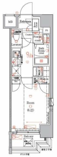 ＲＥＬＵＸＩＡ横濱南｜神奈川県横浜市西区伊勢町２丁目(賃貸マンション1K・5階・23.08㎡)の写真 その2