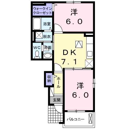 同じ建物の物件間取り写真 - ID:246005447397