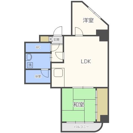 同じ建物の物件間取り写真 - ID:201019789737