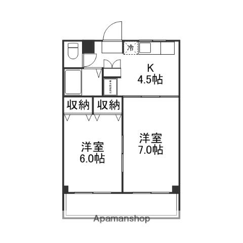 同じ建物の物件間取り写真 - ID:217000965045