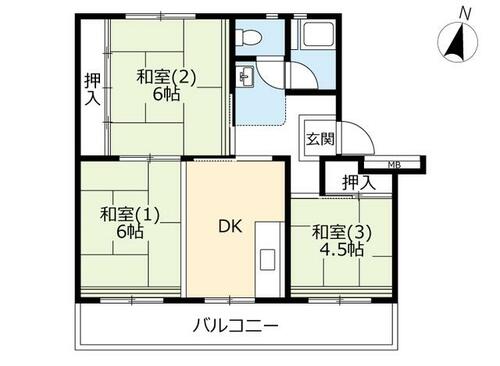 同じ建物の物件間取り写真 - ID:208009315812