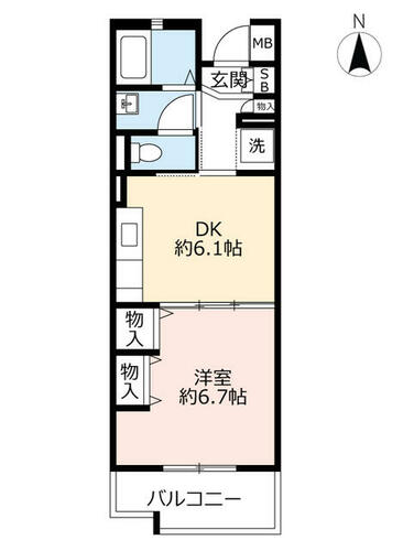 同じ建物の物件間取り写真 - ID:227082602206