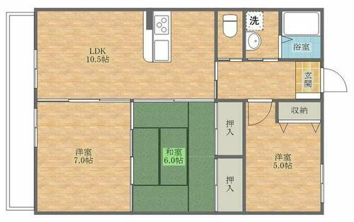 同じ建物の物件間取り写真 - ID:242001466535