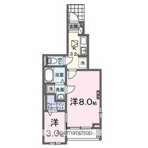 グラシアス　南アルプス 101 ｜ 山梨県南アルプス市東南湖（賃貸アパート2K・1階・34.01㎡） その2