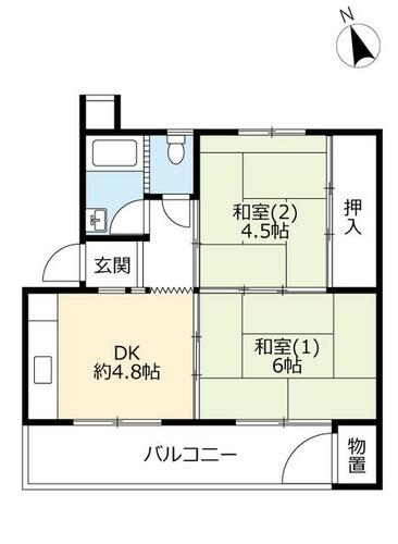 同じ建物の物件間取り写真 - ID:212042828962