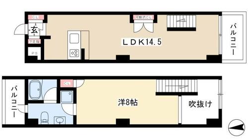 同じ建物の物件間取り写真 - ID:223032033821