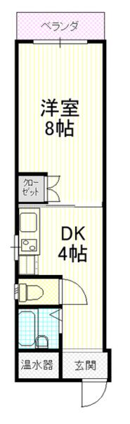 サンステージ白銀 303｜石川県金沢市本町１丁目(賃貸マンション1K・3階・25.65㎡)の写真 その2