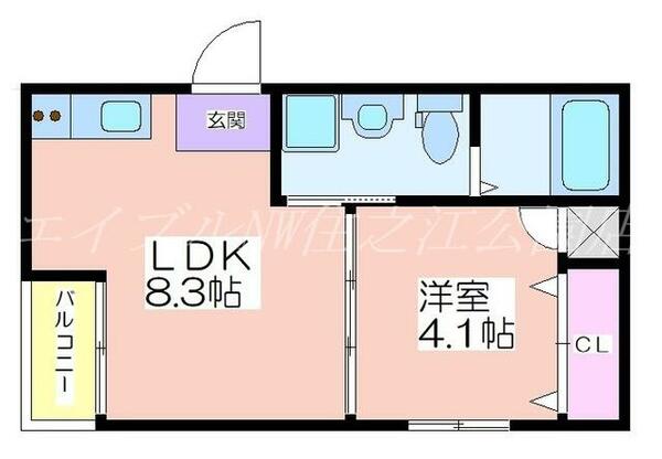 メゾン・オークルⅠ 203｜大阪府大阪市住之江区粉浜２丁目(賃貸アパート1LDK・2階・29.03㎡)の写真 その2