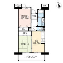 ＵＲコンフォール南日吉 0120306 ｜ 神奈川県横浜市港北区日吉本町４丁目（賃貸マンション2DK・3階・50.41㎡） その2