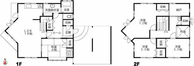 house for sale in 中新川郡立山町, Toyama | ¥13,800,000 | 4LDK | Akiyama hous…