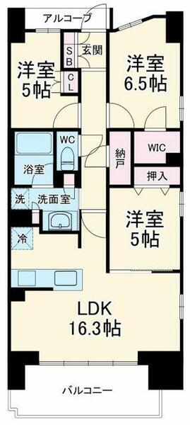 プラウドシティ志木本町 518｜埼玉県志木市本町５丁目(賃貸マンション3LDK・5階・76.11㎡)の写真 その2