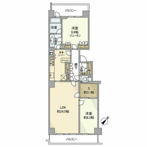 同じ建物の物件間取り写真 - ID:212041365306