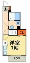 千葉県船橋市前原西３丁目（賃貸アパート1R・1階・24.76㎡） その2