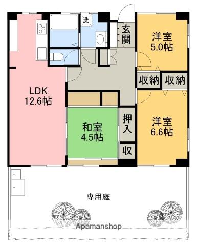 同じ建物の物件間取り写真 - ID:239001347764