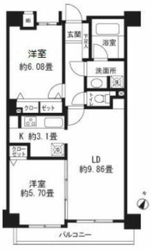 同じ建物の物件間取り写真 - ID:213100575113