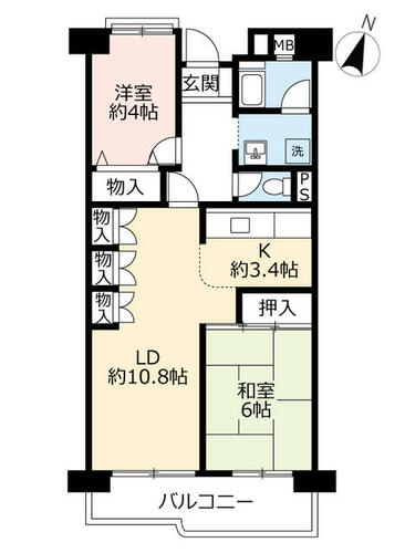 同じ建物の物件間取り写真 - ID:228049869261