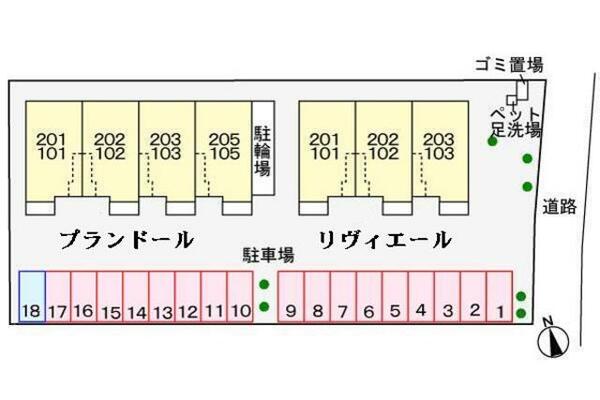 プランドール｜奈良県橿原市葛本町(賃貸アパート2LDK・2階・58.33㎡)の写真 その3