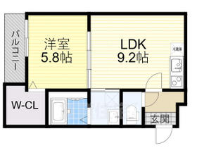 大阪府堺市西区神野町３丁（賃貸アパート1LDK・3階・38.00㎡） その2