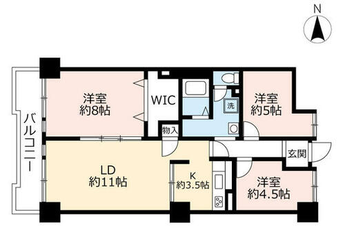 同じ建物の物件間取り写真 - ID:223032953351