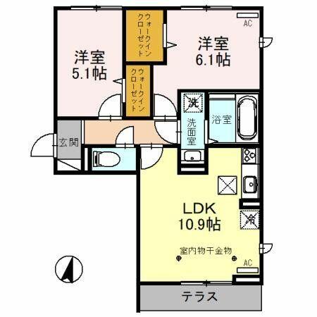 同じ建物の物件間取り写真 - ID:213100997429