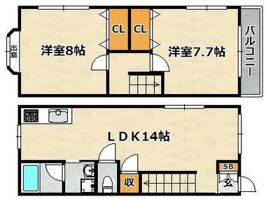間取り：228043164476
